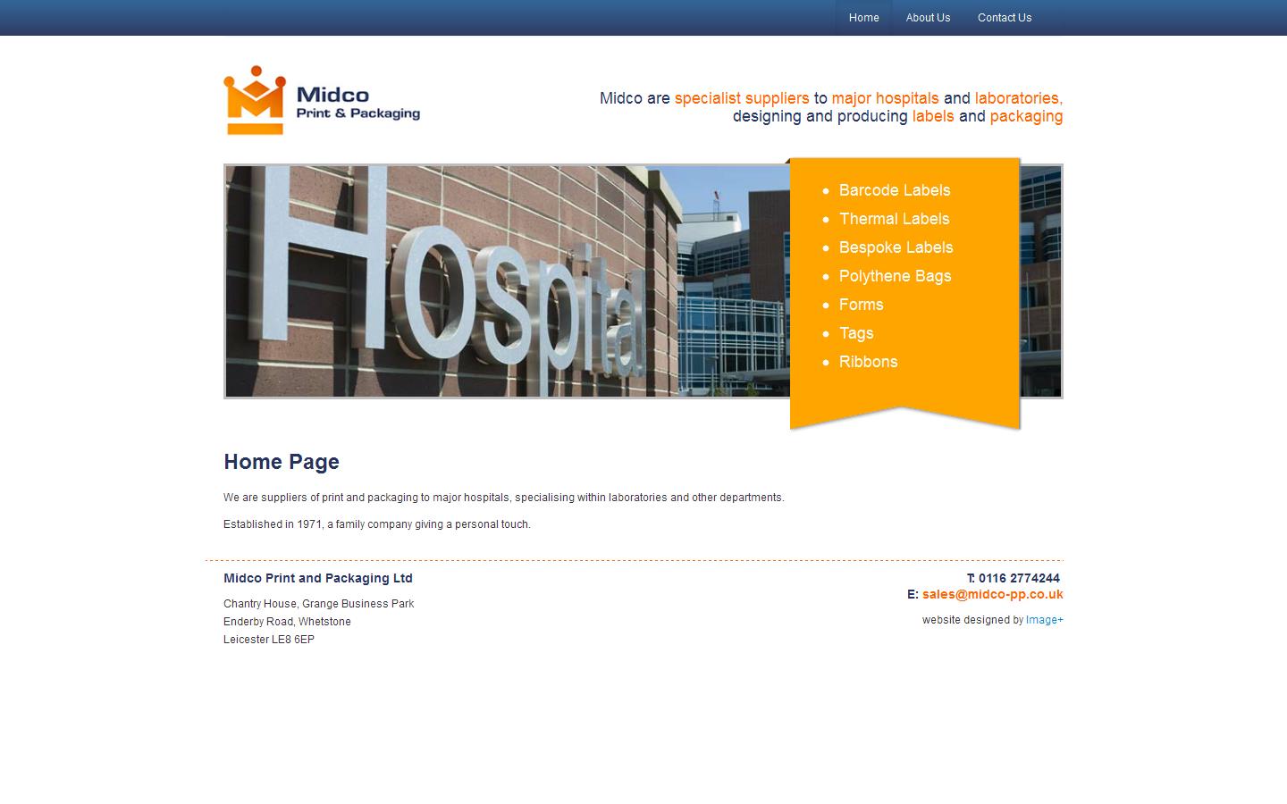 Midco Print & Packaging Ltd Website