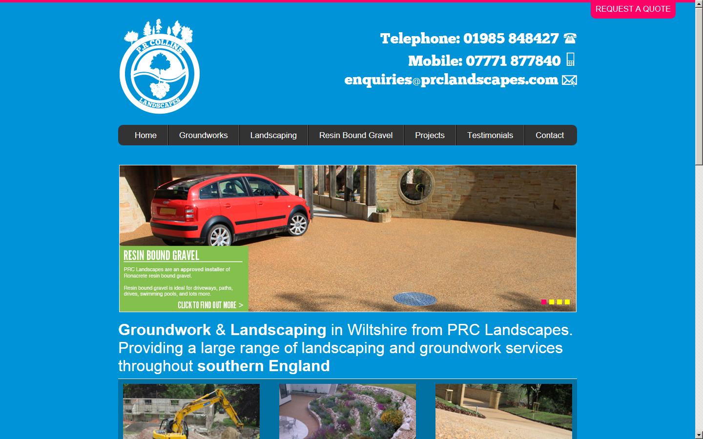 PRC Landscapes Website