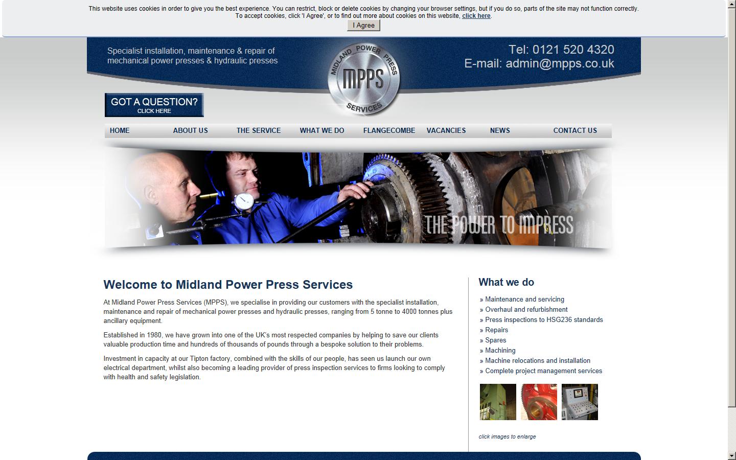 Midland Power Press Services Ltd Website