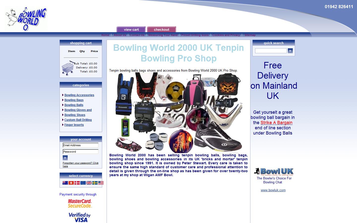 Bowling World 2000 (AMF Bowl) Website