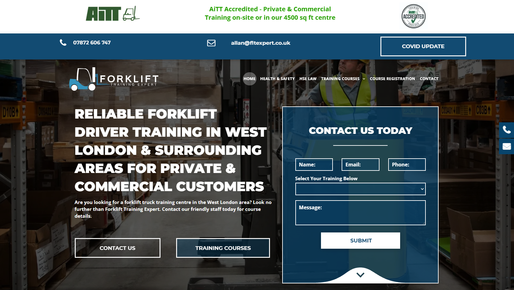 Forklift Training Expert Website