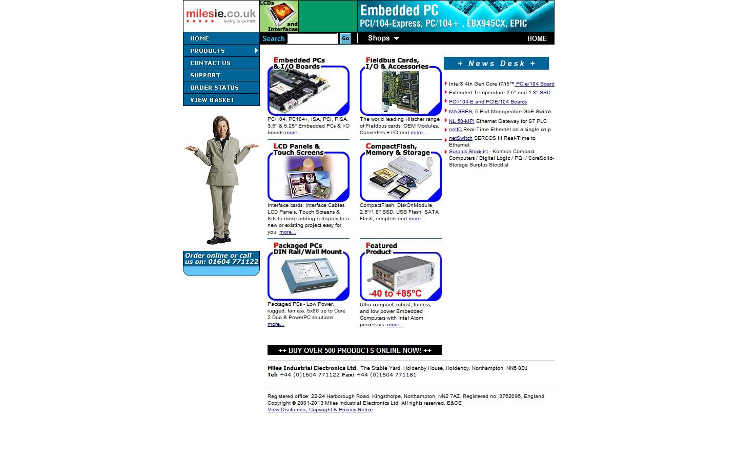 Miles Industrial Electronics Ltd Website