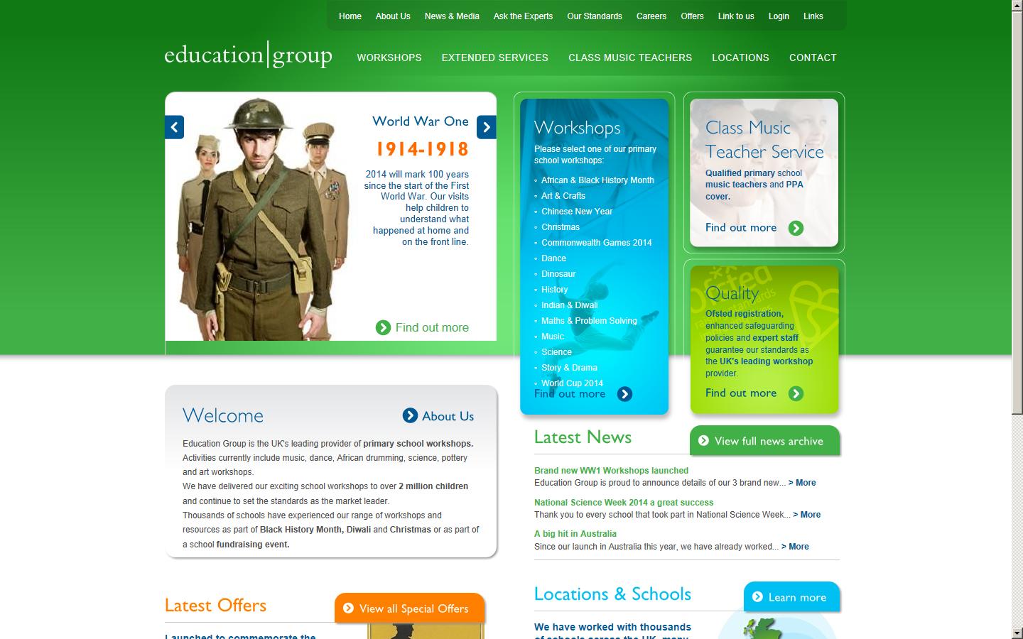 Education Group Ltd  Website