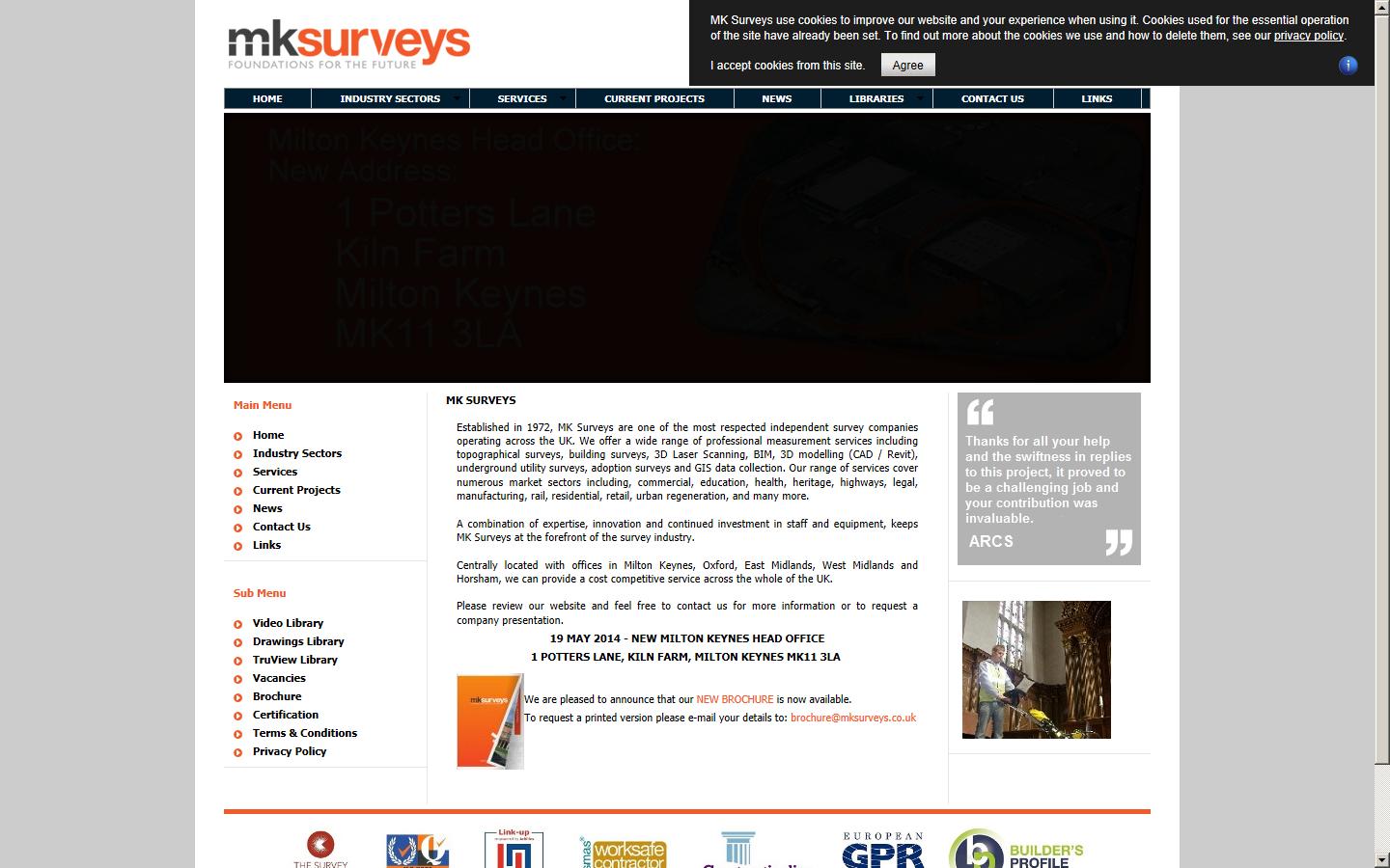 Milton Keynes Surveys Ltd - Milton Keynes Website