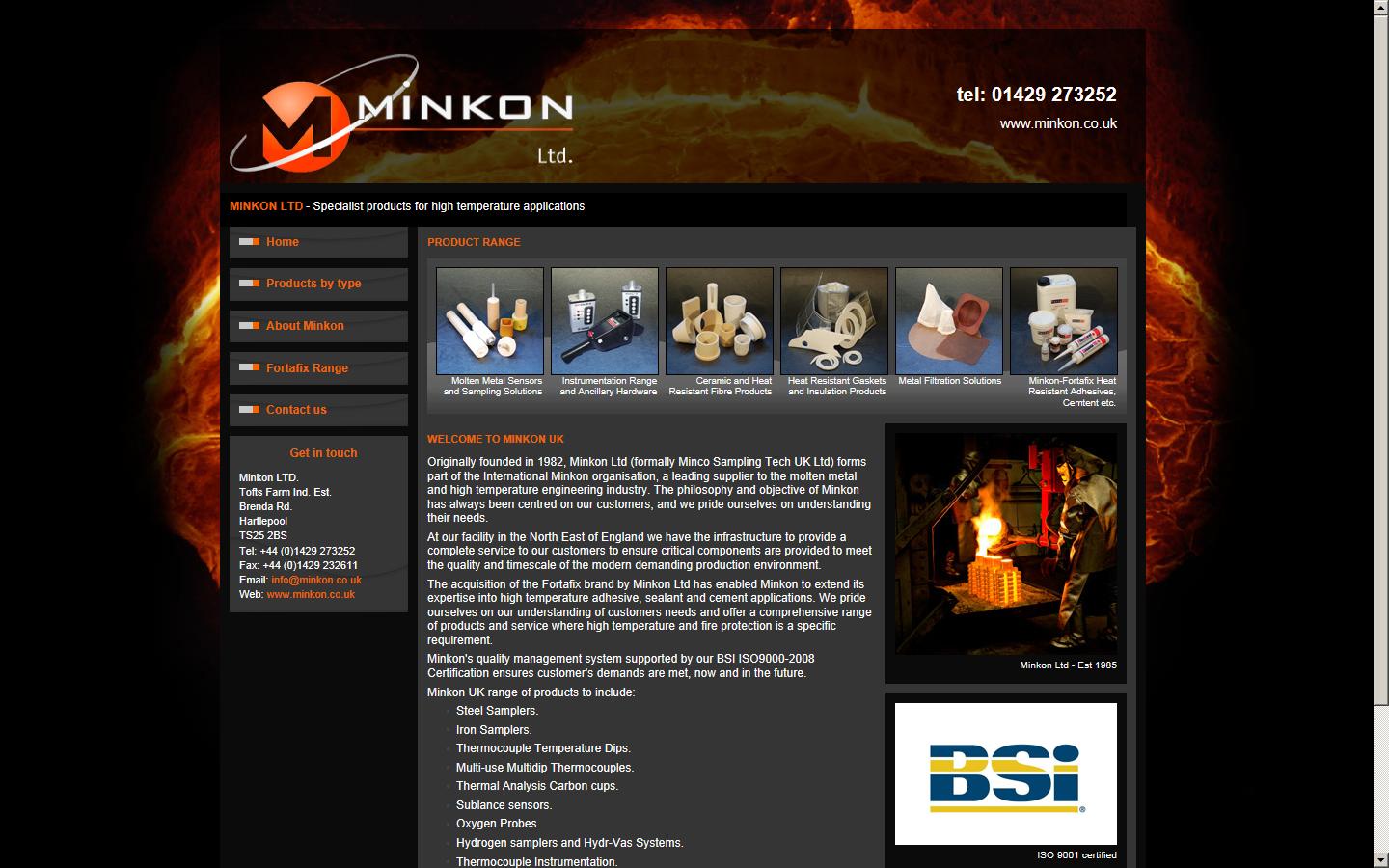 Minkon LTD Website
