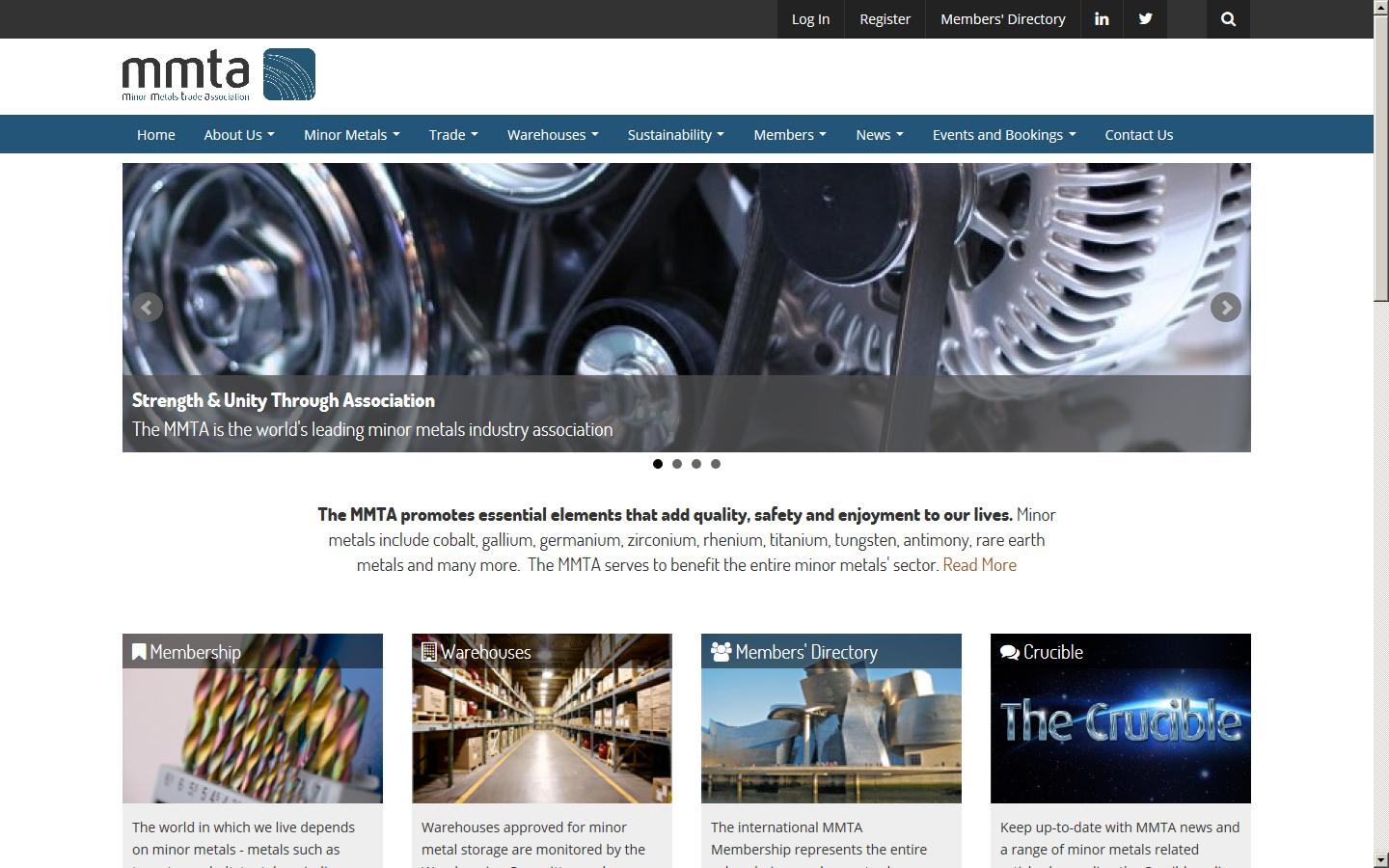 Minor Metals Trade Association - London Website