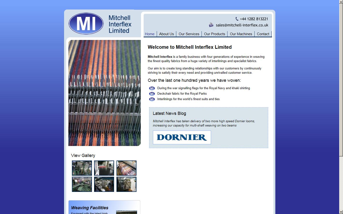 Mitchell Interflex Ltd Website