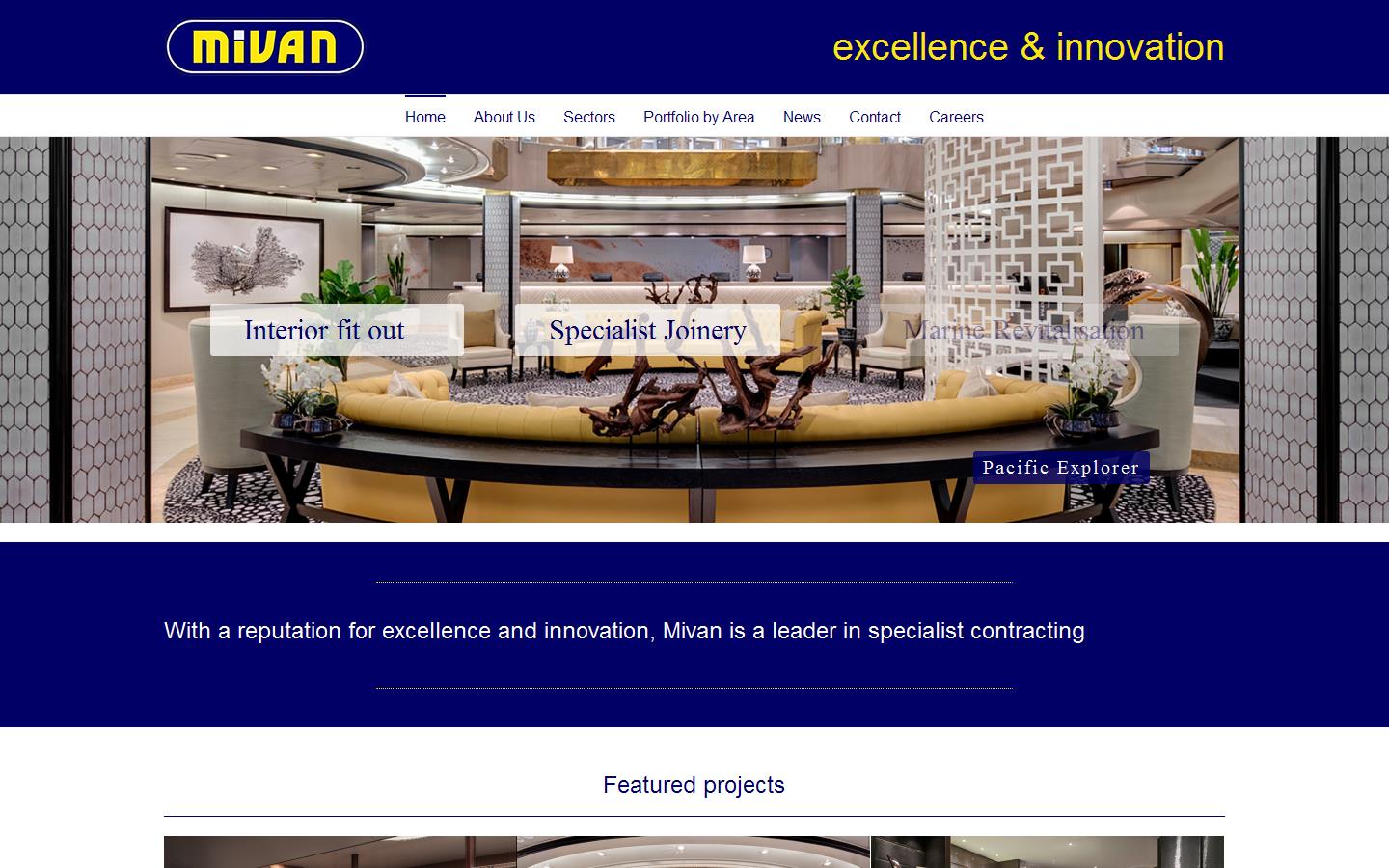 Mivan Ltd  Website