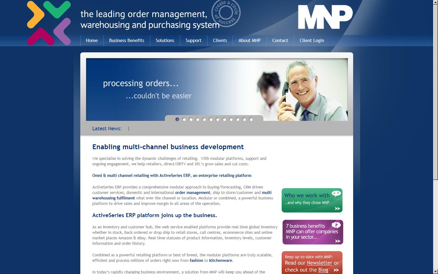 MNP Media Ltd Website