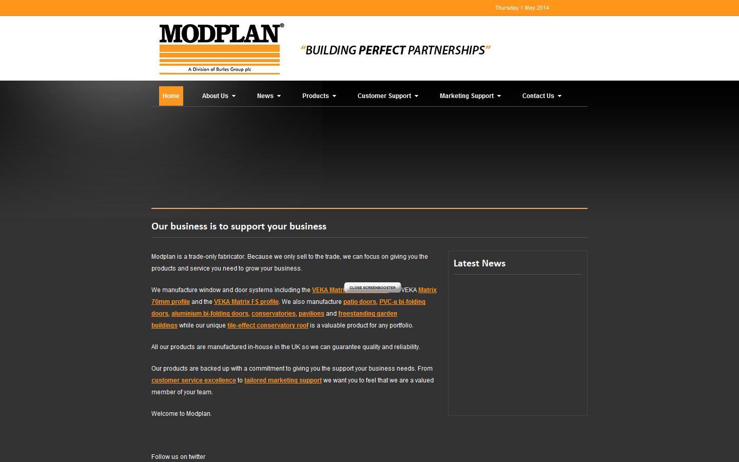 Modplan Ltd Website