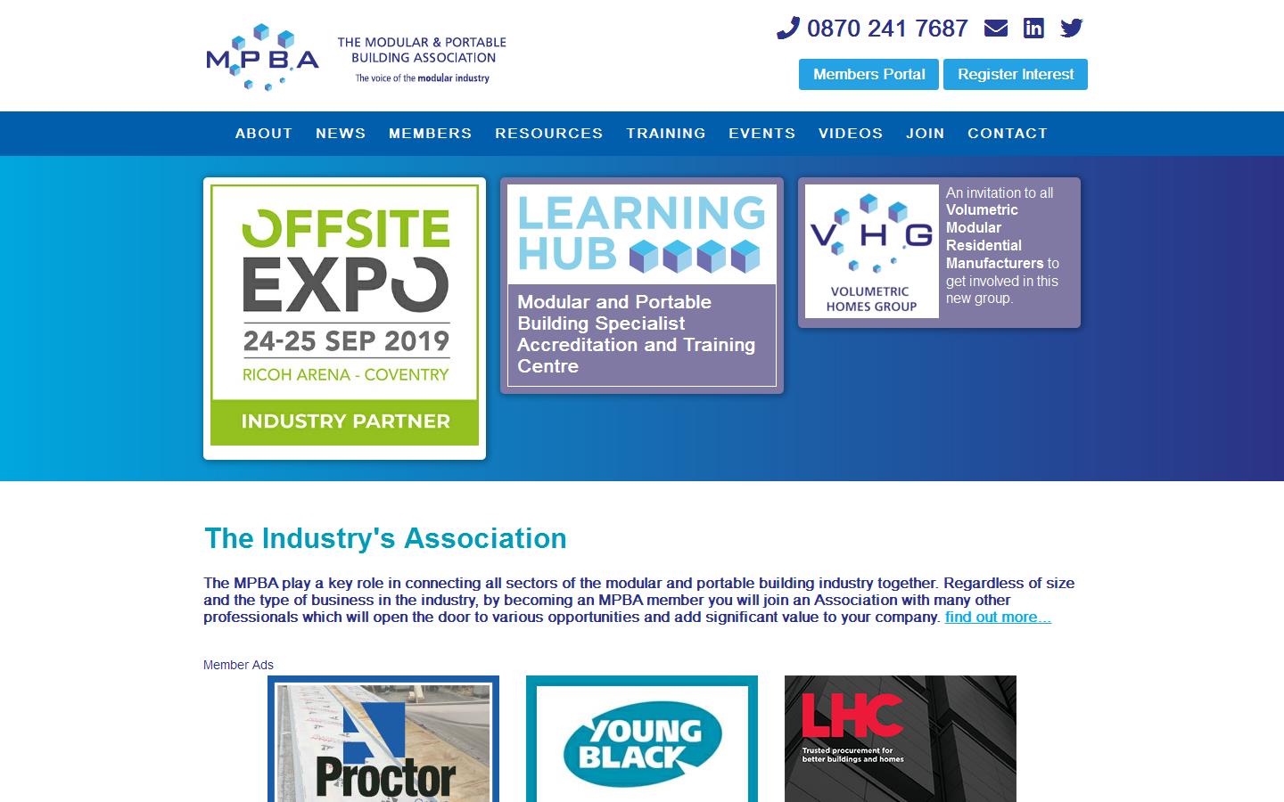 Modular & Portable Building Association Website