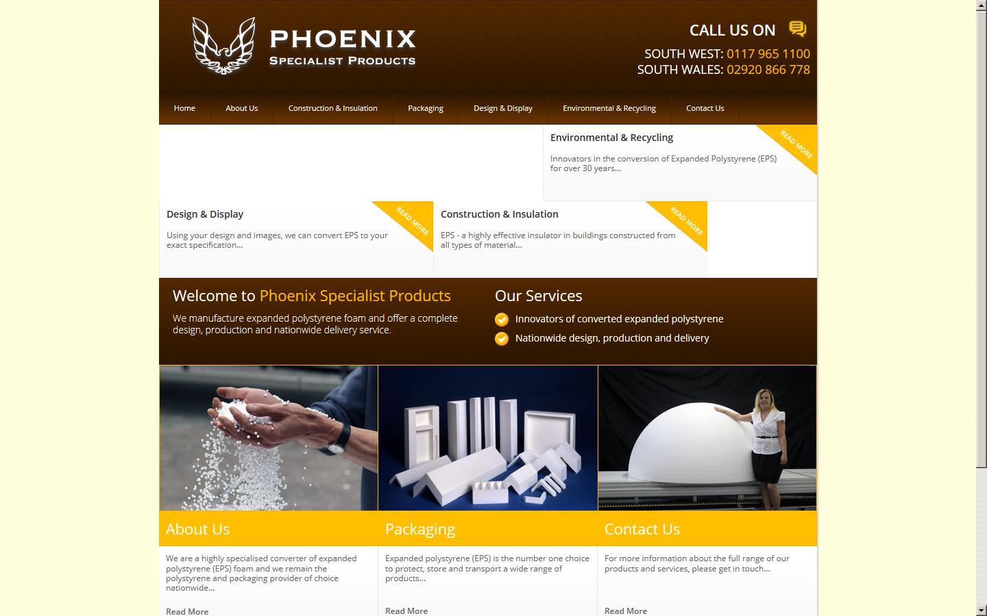 Phoenix Specialist Products Ltd Website
