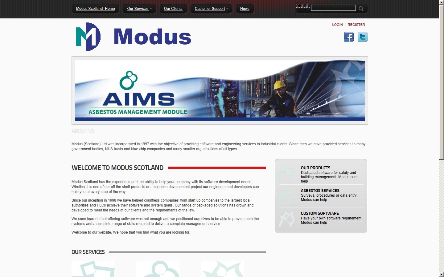 Modus (Scotland) Ltd  Website