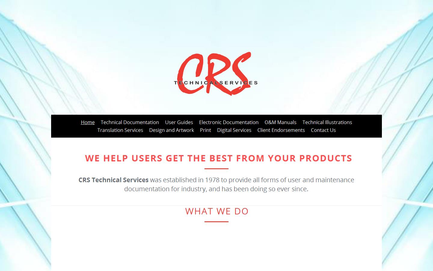 CRS Technical Services Website