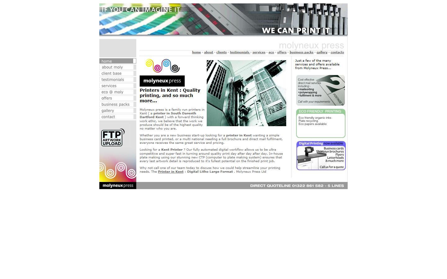 Molyneux Press Website