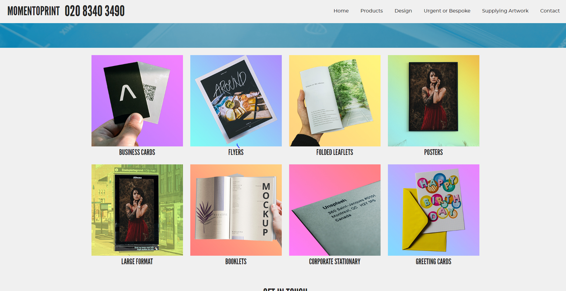 Momentoprint Ltd  Website
