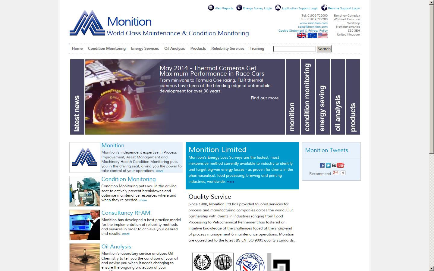 Monition Ltd Website