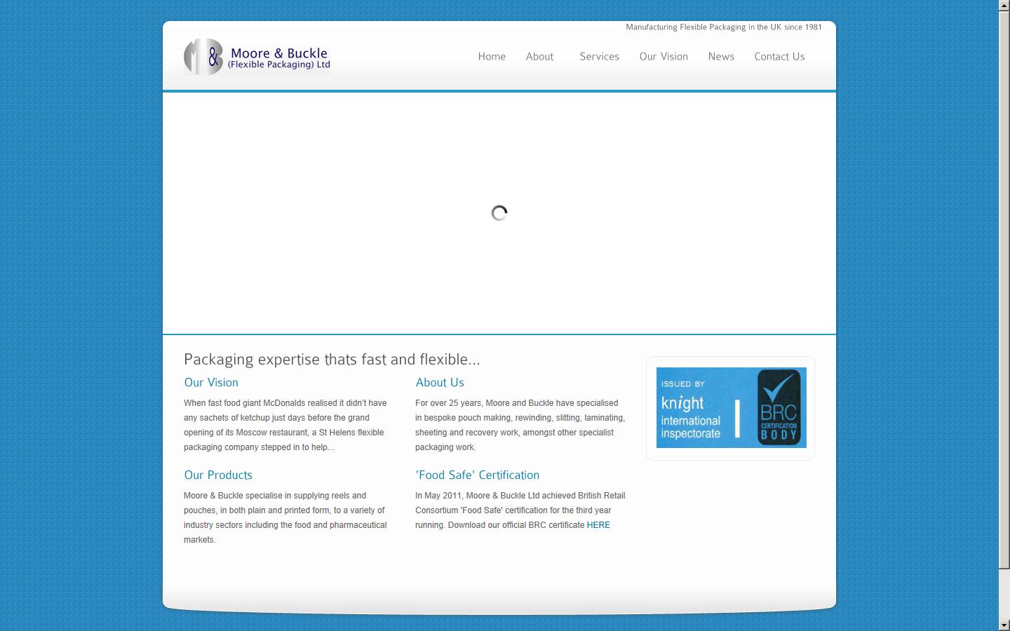 Moore & Buckle (Flexible Packaging) Ltd - St Helens Website
