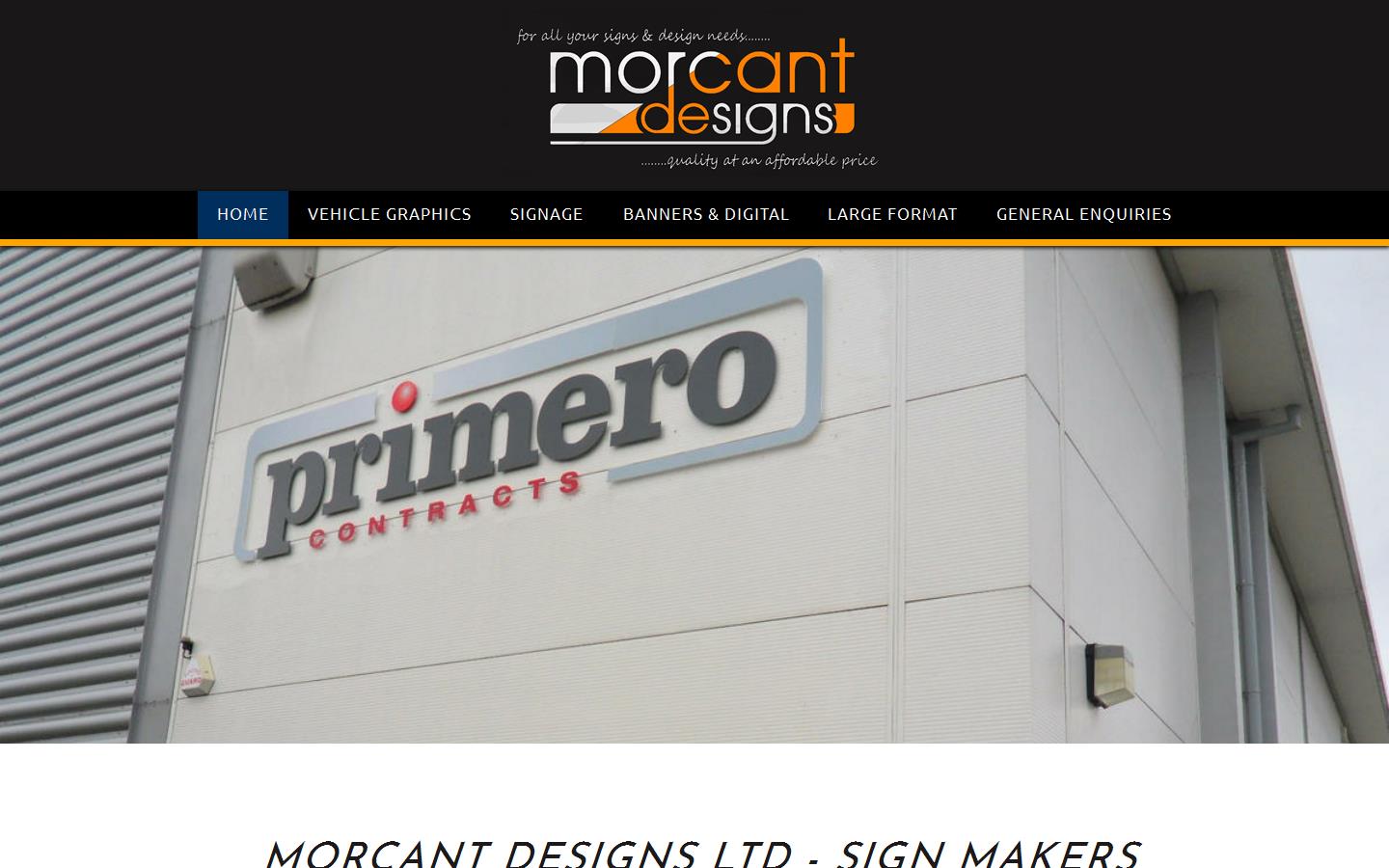 Morcant Designs - Dundee Website