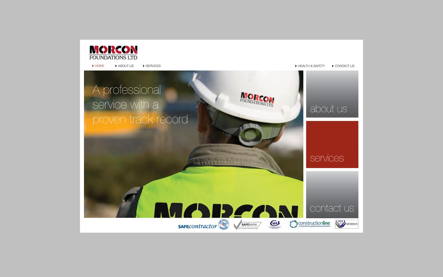 Morcon Foundations Ltd Website