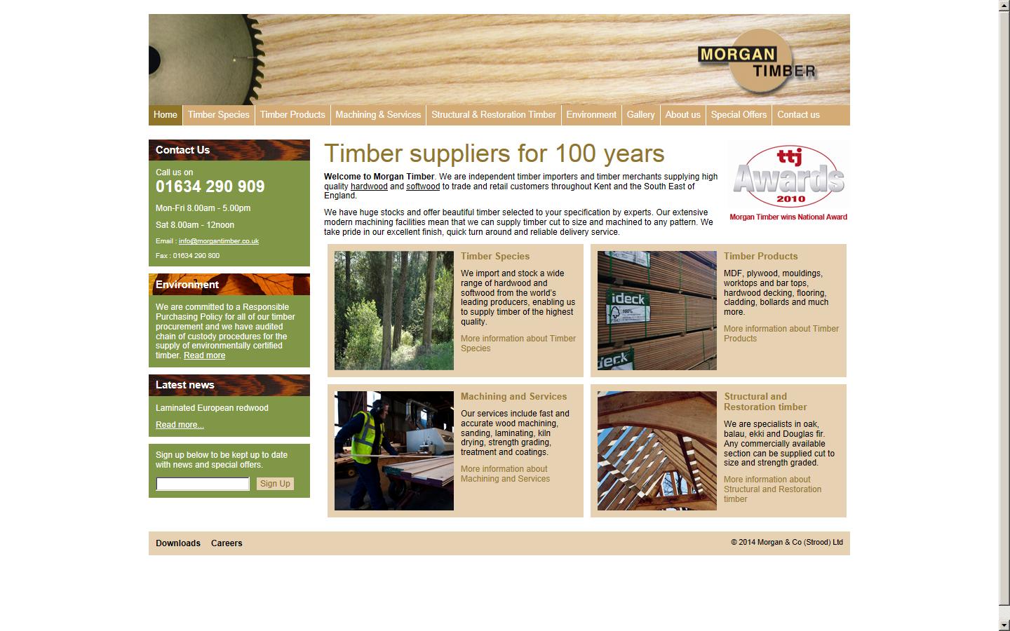 Morgan Timber - Rochester Website