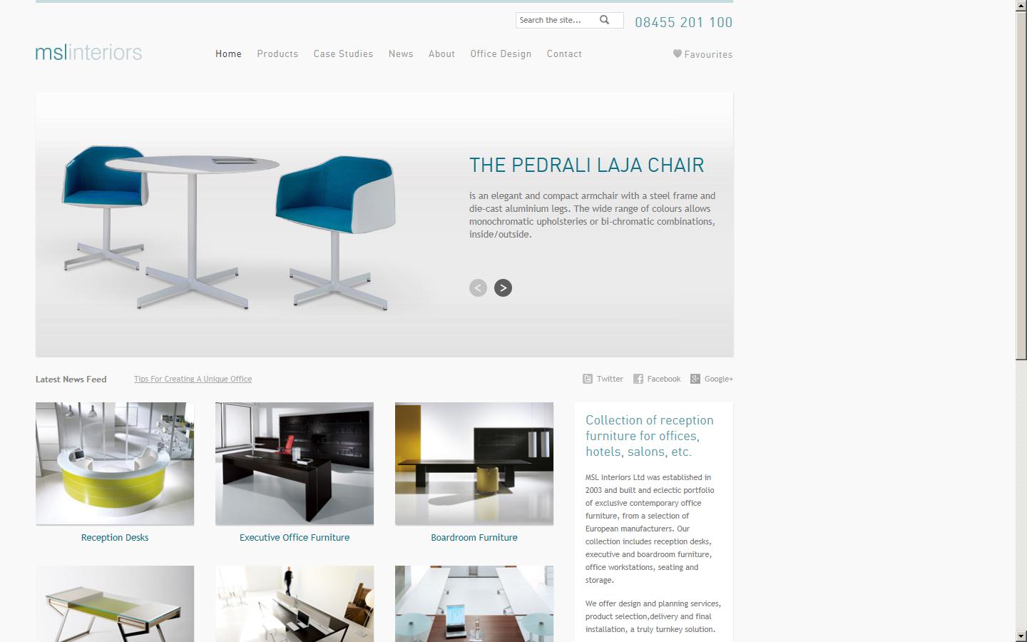 MSL Interiors Ltd Website