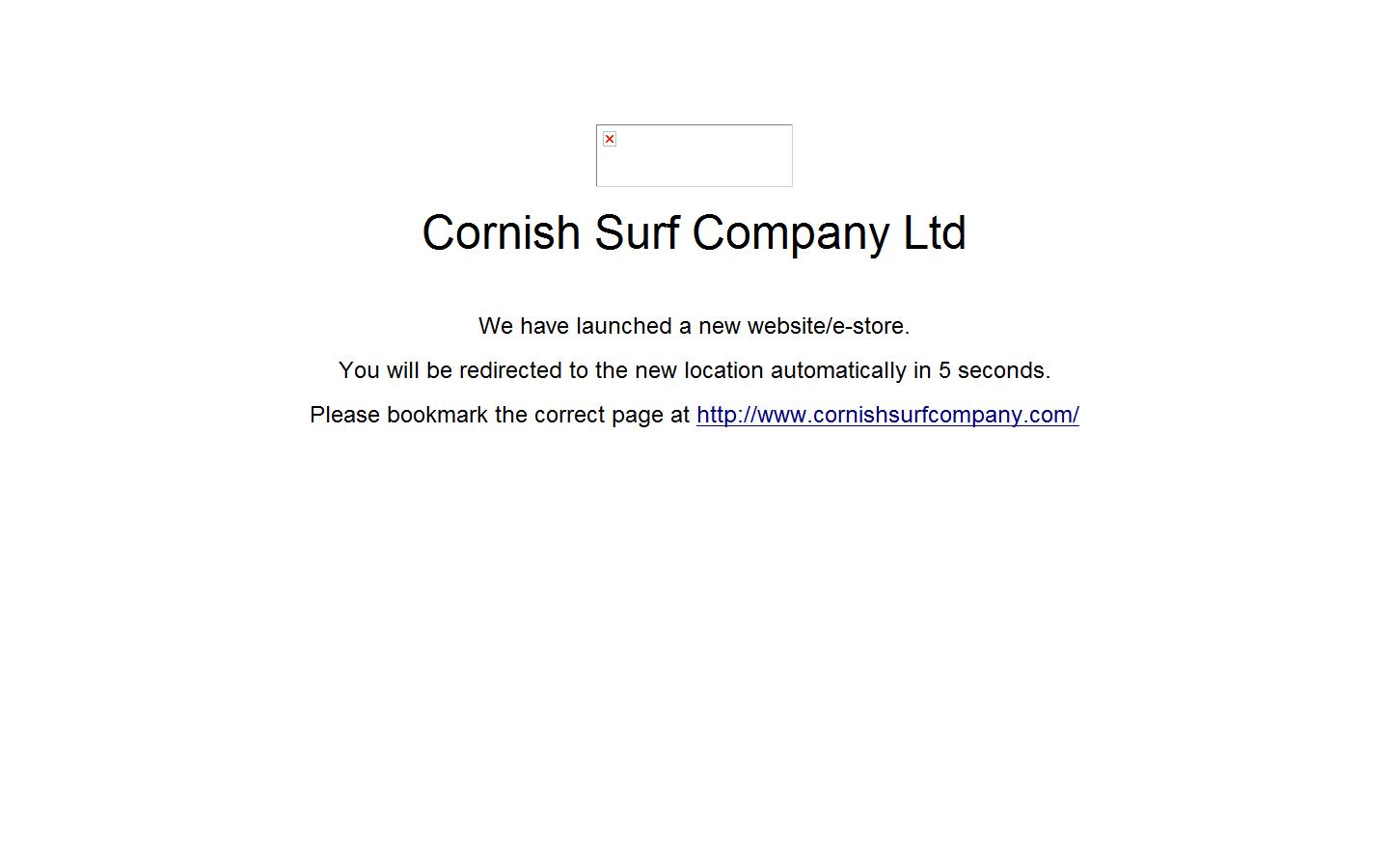 Cornish Surf Company Ltd. Website