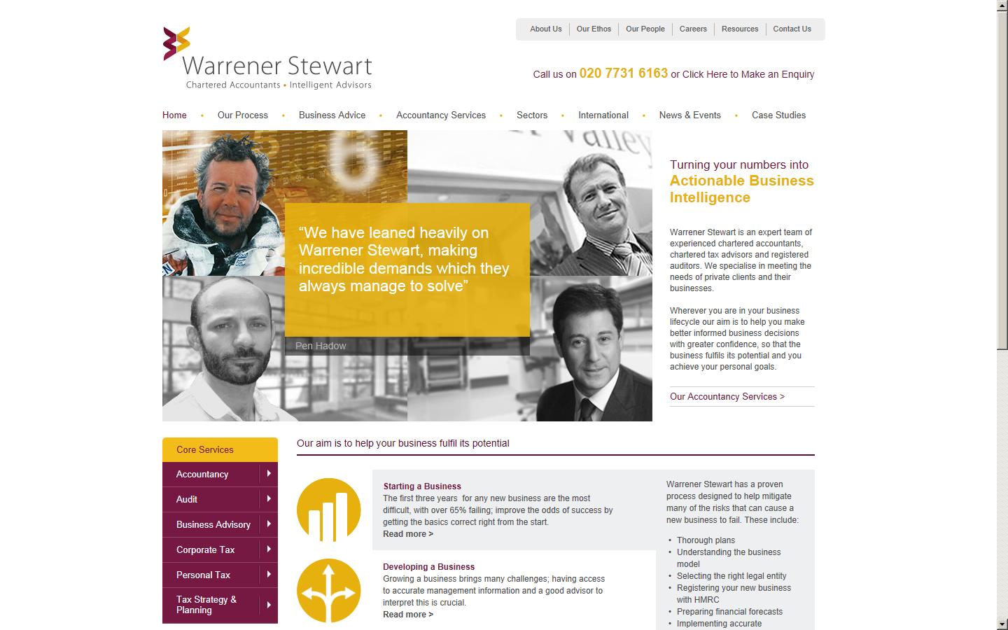 Warrener Stewart Website