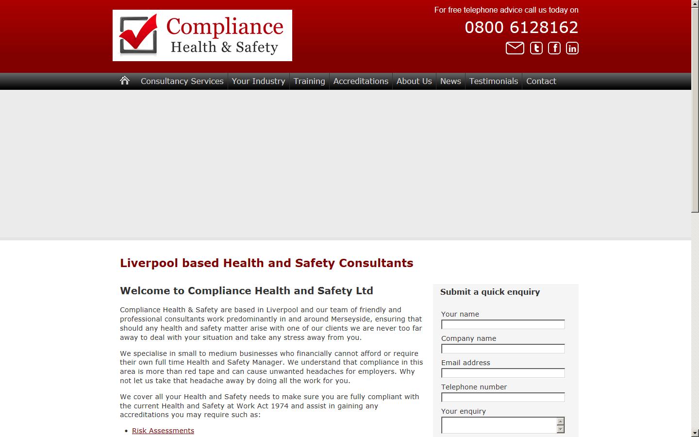 Compliance Health and Safety Website