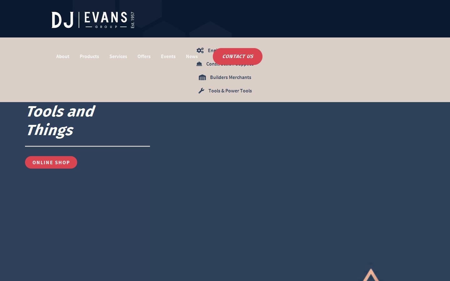 DJ Evans Ltd Website