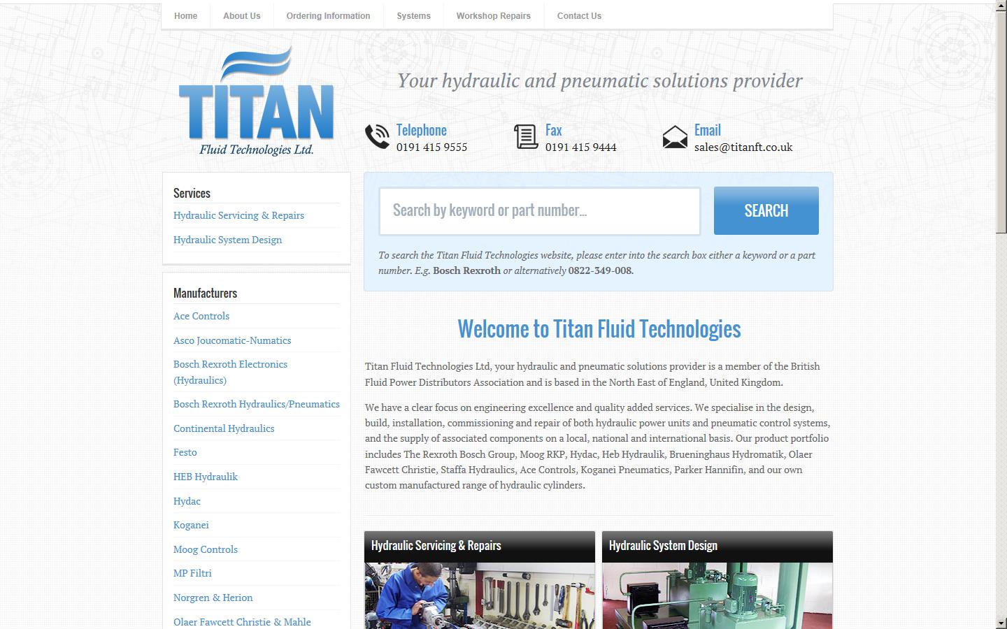 Titan Fluid Technologies Ltd Website