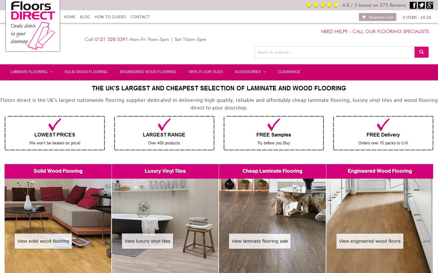 Floors Direct Midlands Ltd Website