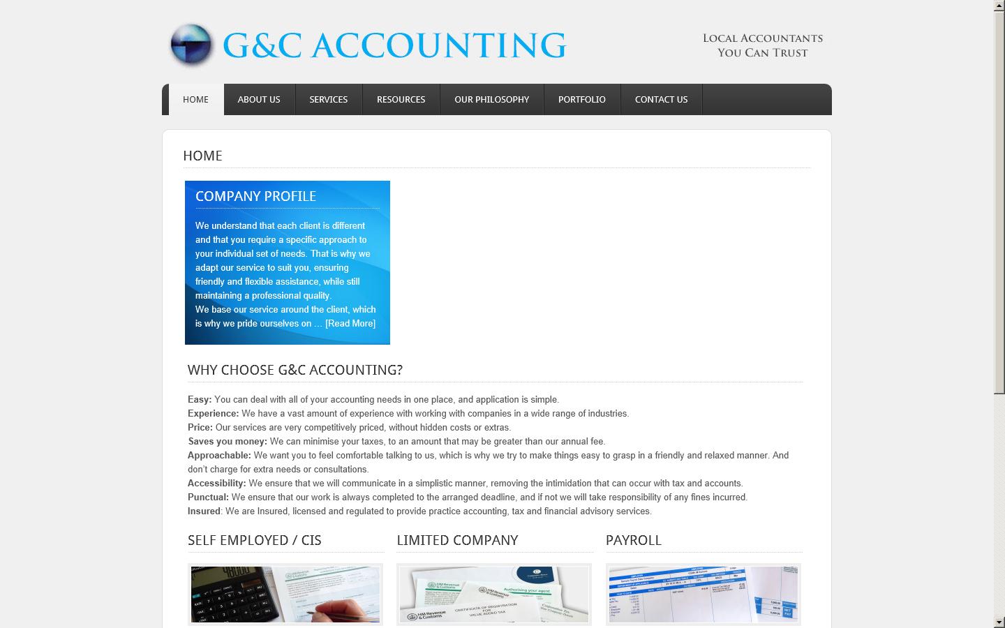 G&C Accounting Website
