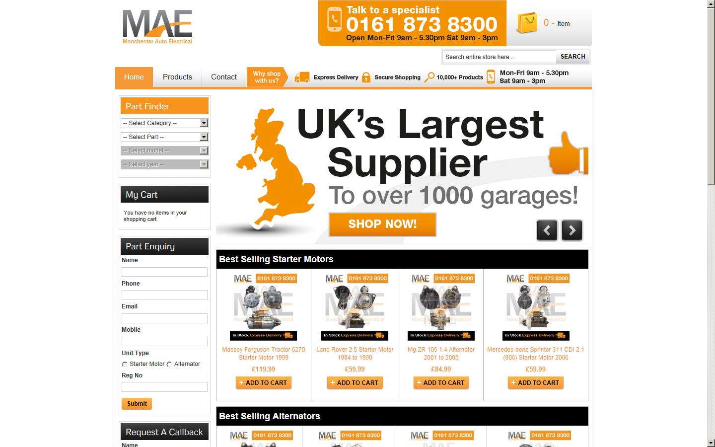 Direct Auto Electrical Ltd Website