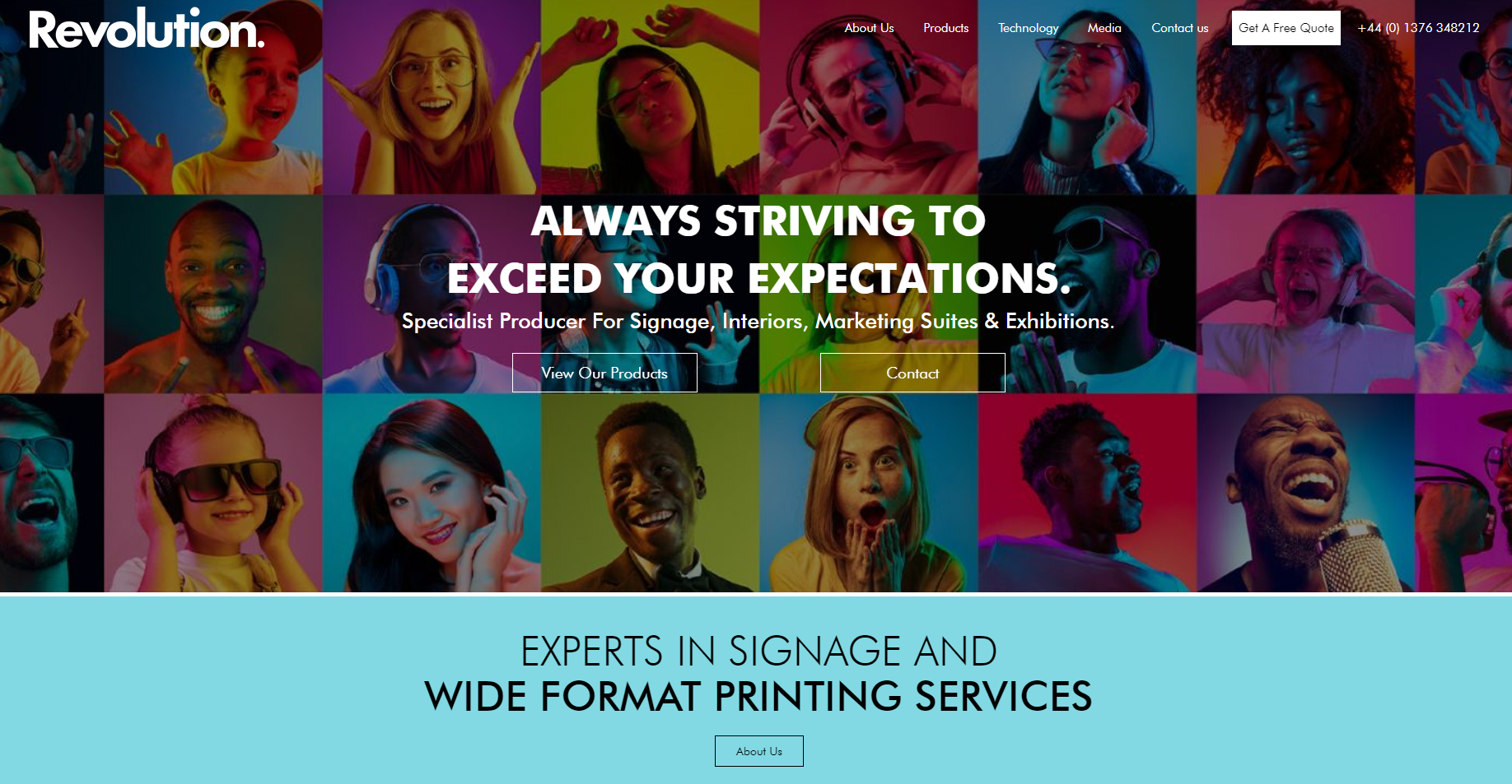 Revolution Signs Website