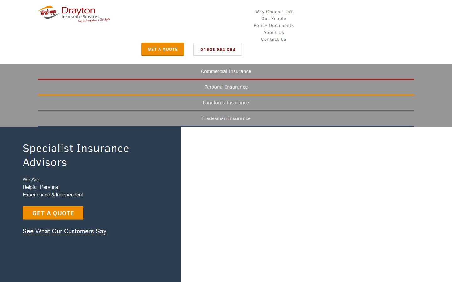 Drayton Insurance Website