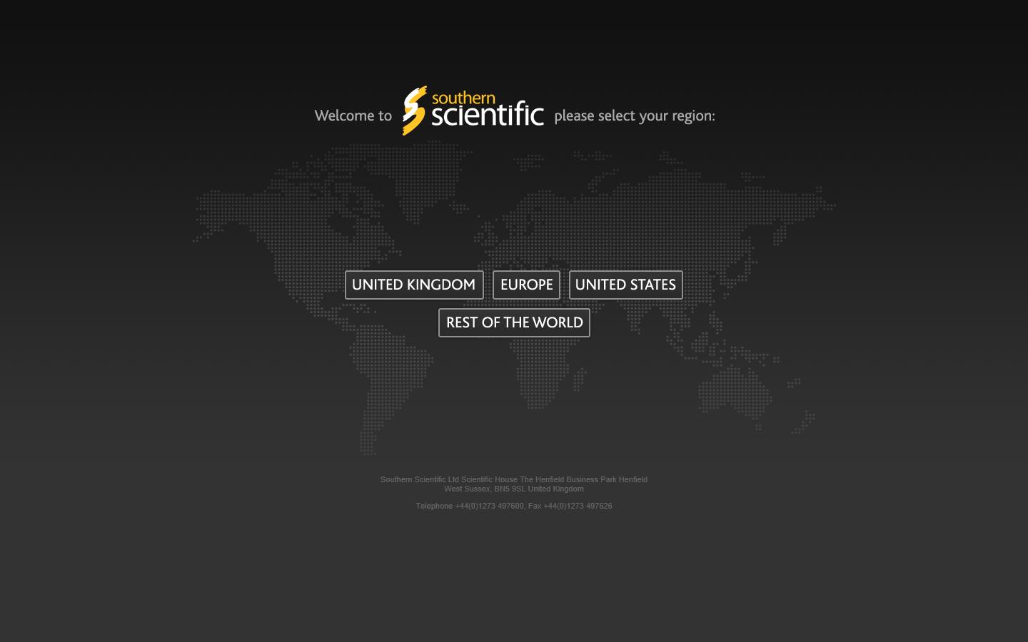 Southern Scientific Ltd Website