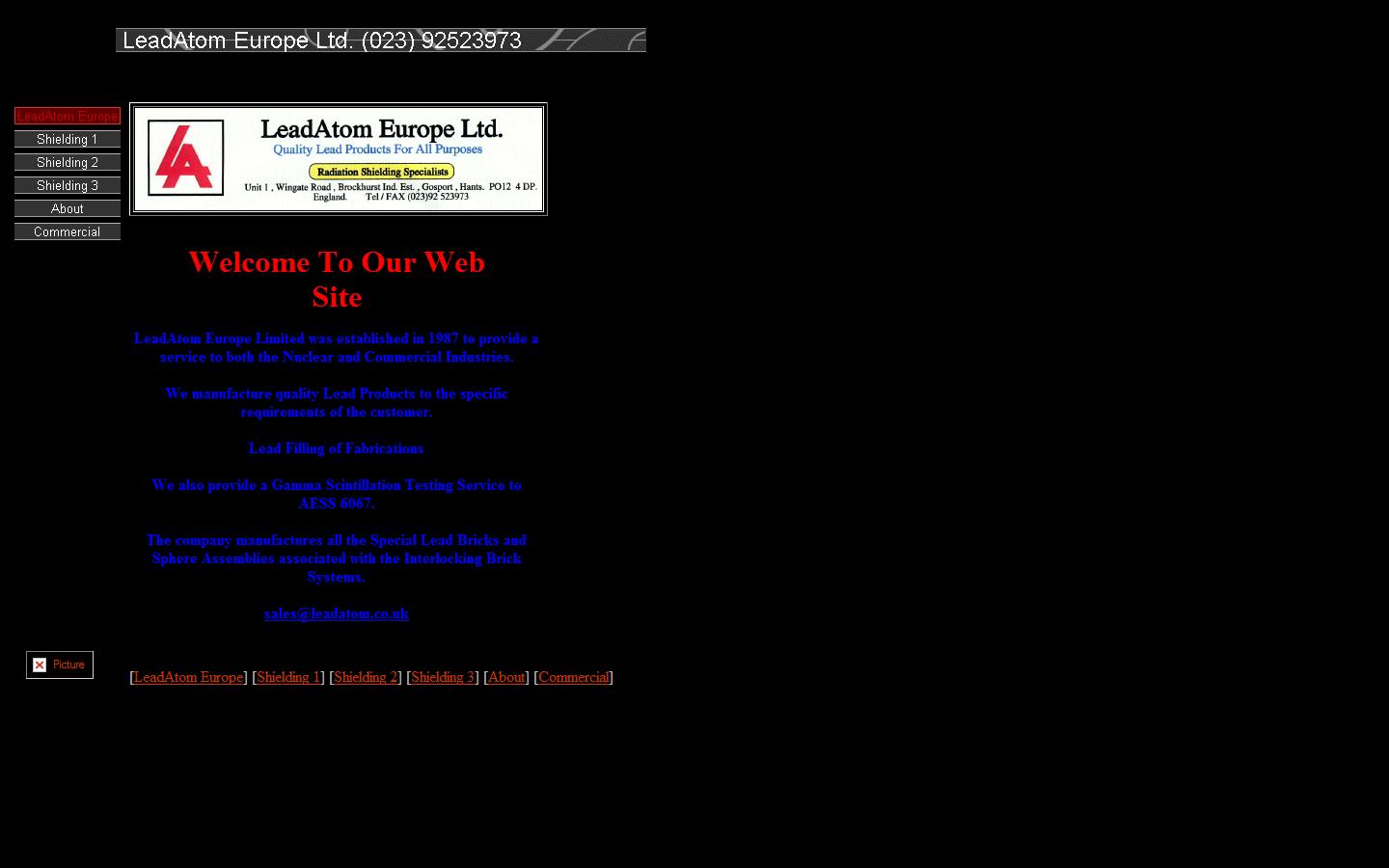 Leadatom Europe Ltd Website