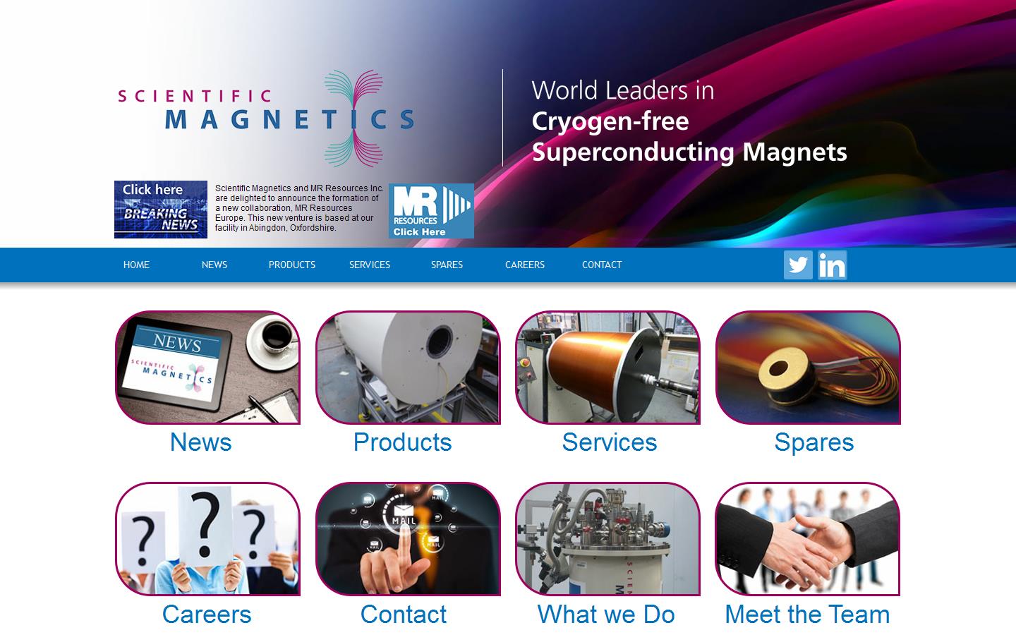 Scientific Magnetics Website