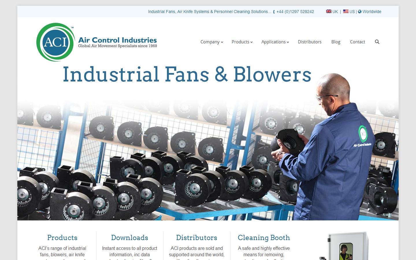 Air Control Industries Ltd Website