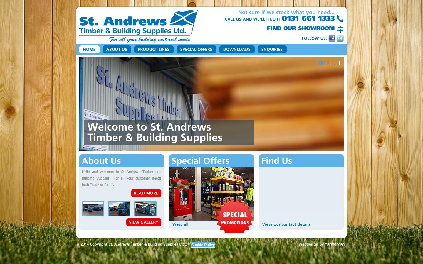 St. Andrews Timber & Building Suplies Limited Website