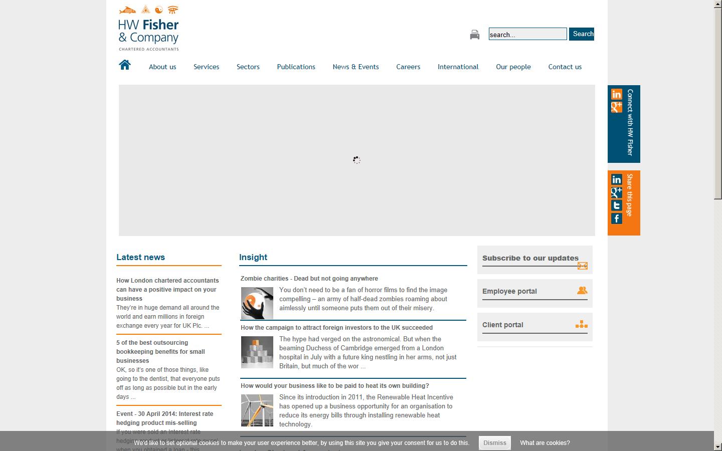 HW Fisher & Company Website