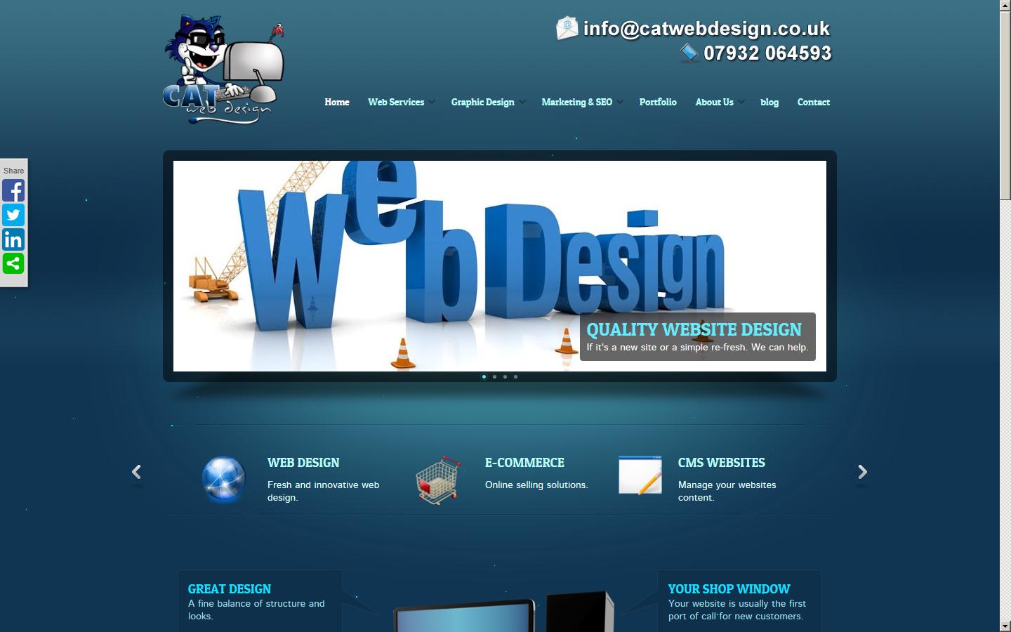 Catwebdesign Website