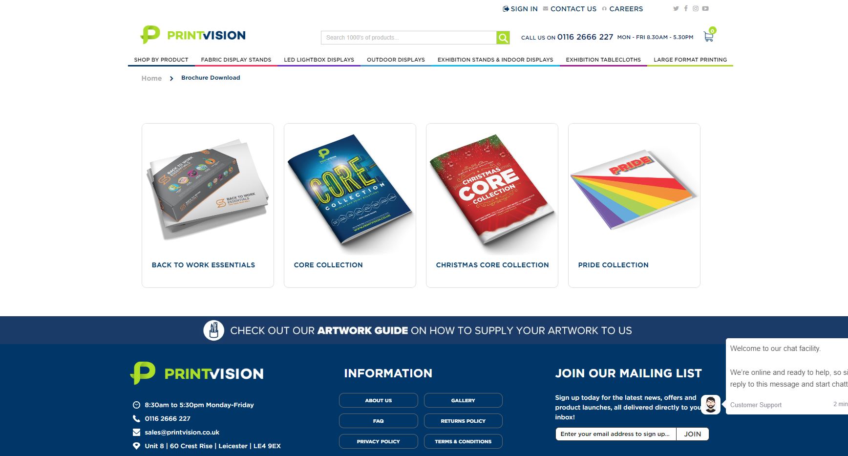 Printvision  Website