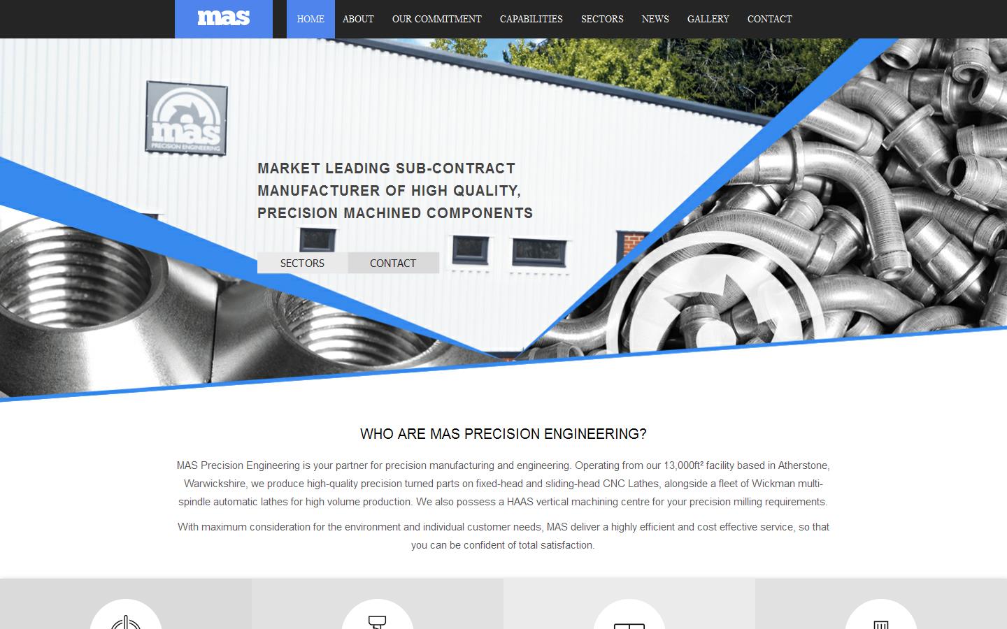 MaS Precision Engineering Website