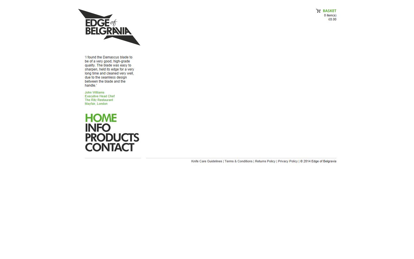 Edge of Belgravia Website