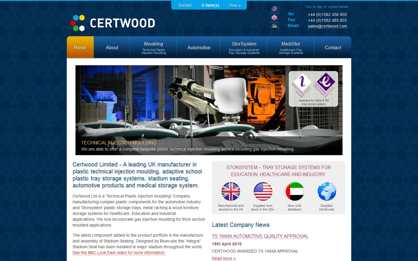 Certwood Ltd Website