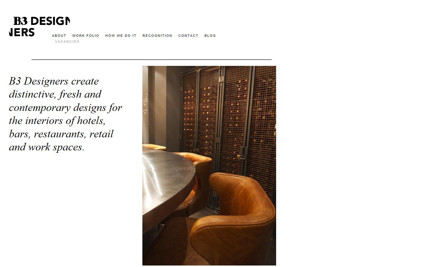 B3 Designers Website
