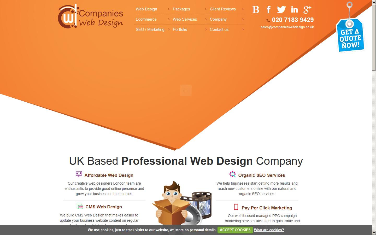 Companies Web Design Website