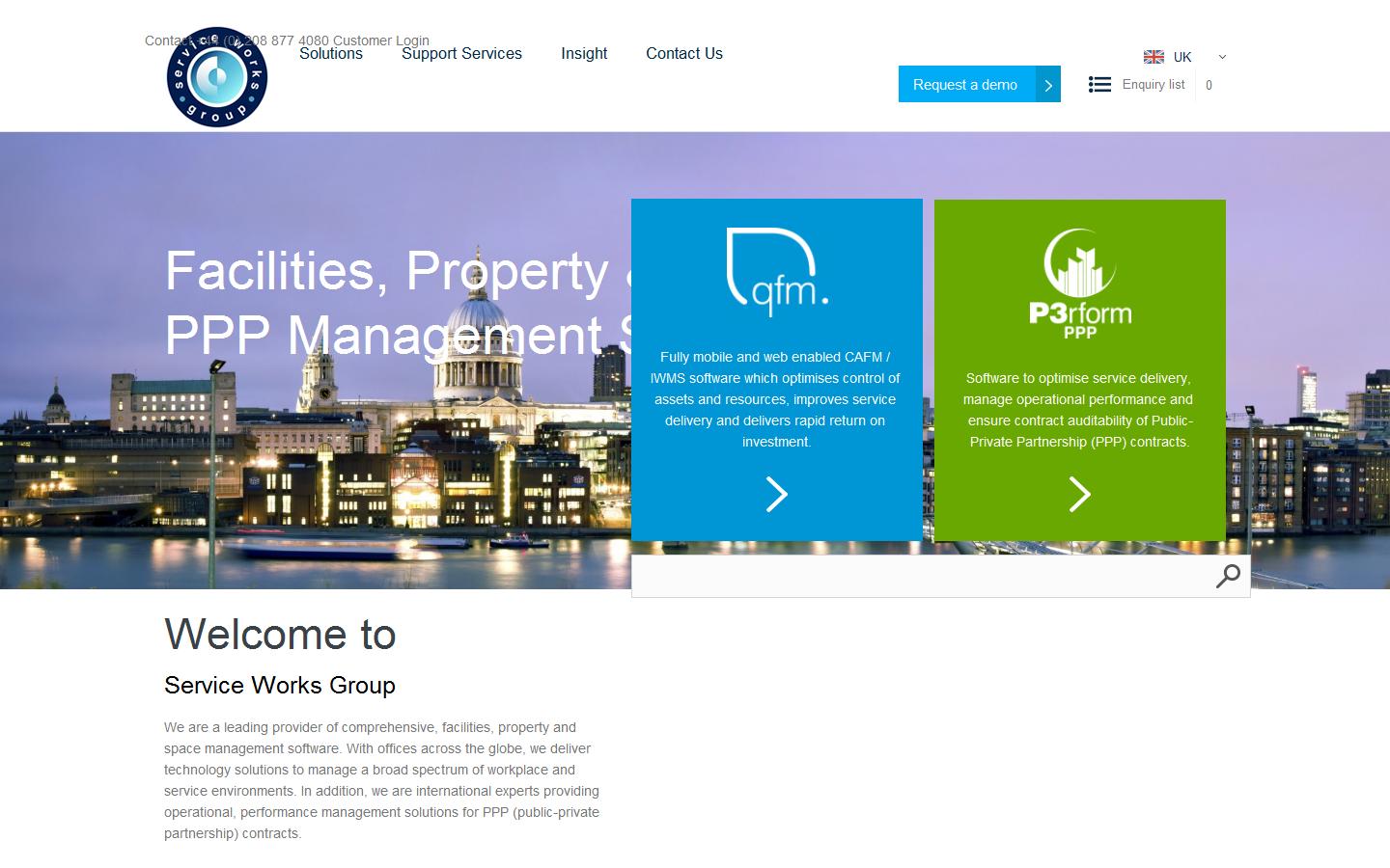 QFM Service Works Ltd Website